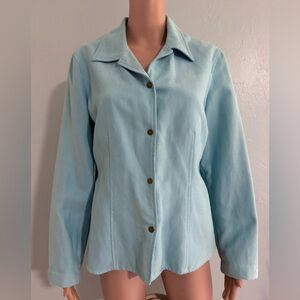 Requirements aqua blue lightweight jacket M